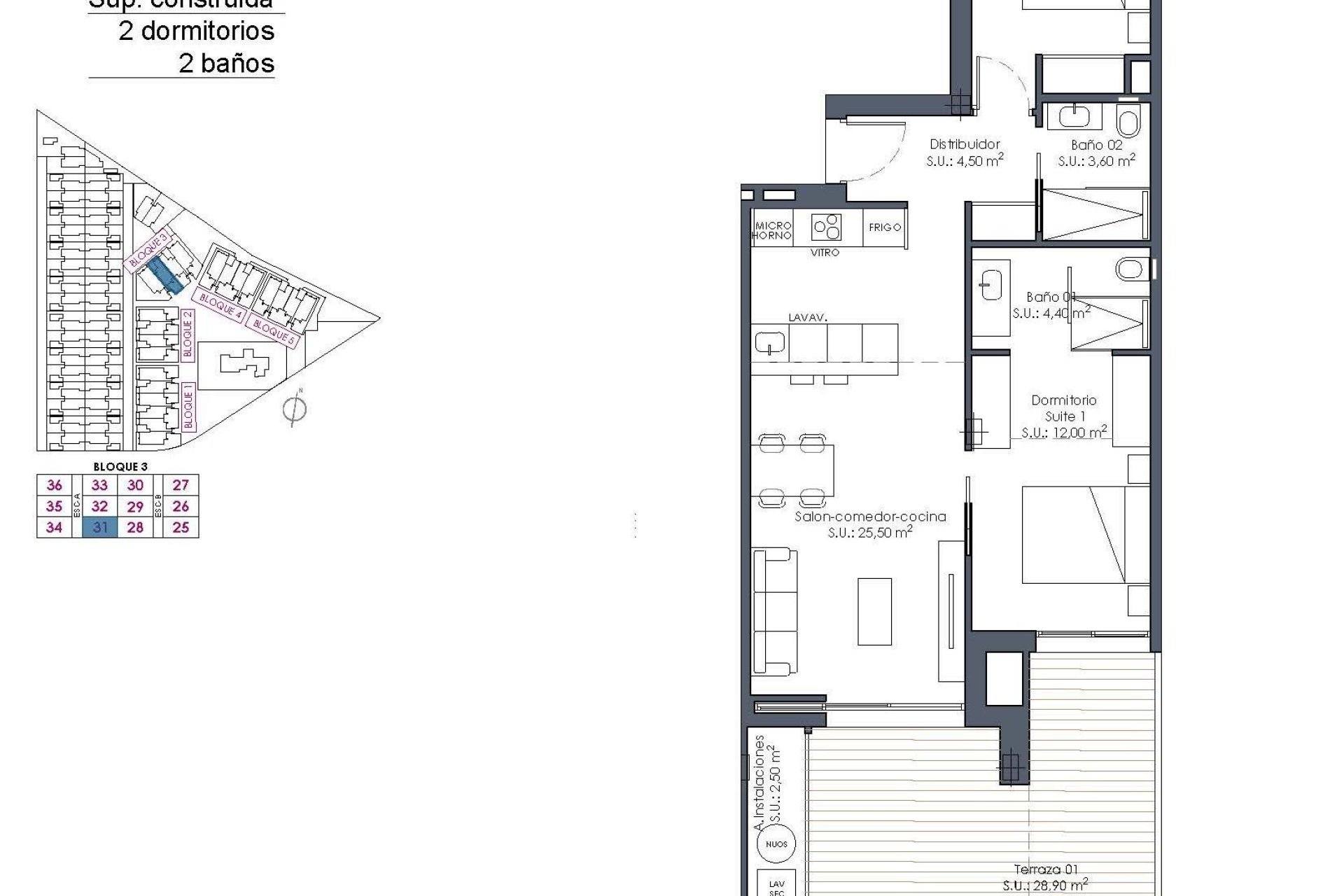 Obra nueva - Apartamento  - Los Alcázares - Serena Golf