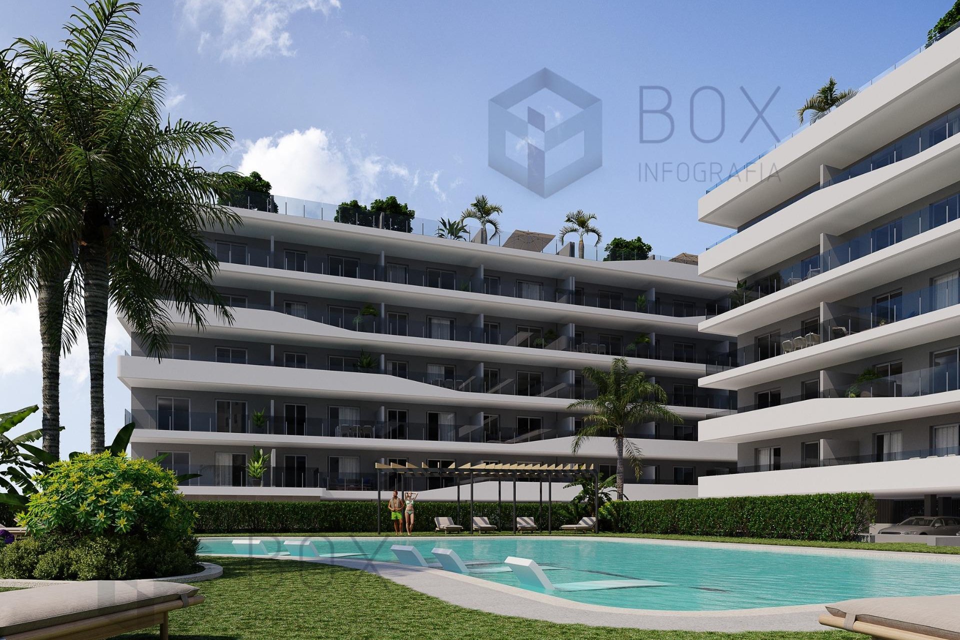 Obra nueva - Apartamento  - Santa Pola - Playa Tamarit