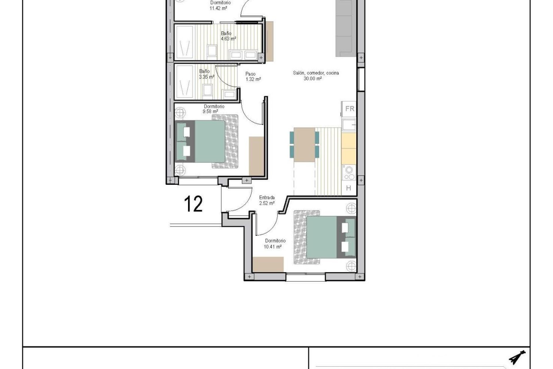 Obra nueva - Apartamento  - Torre Pacheco - San Cayetano
