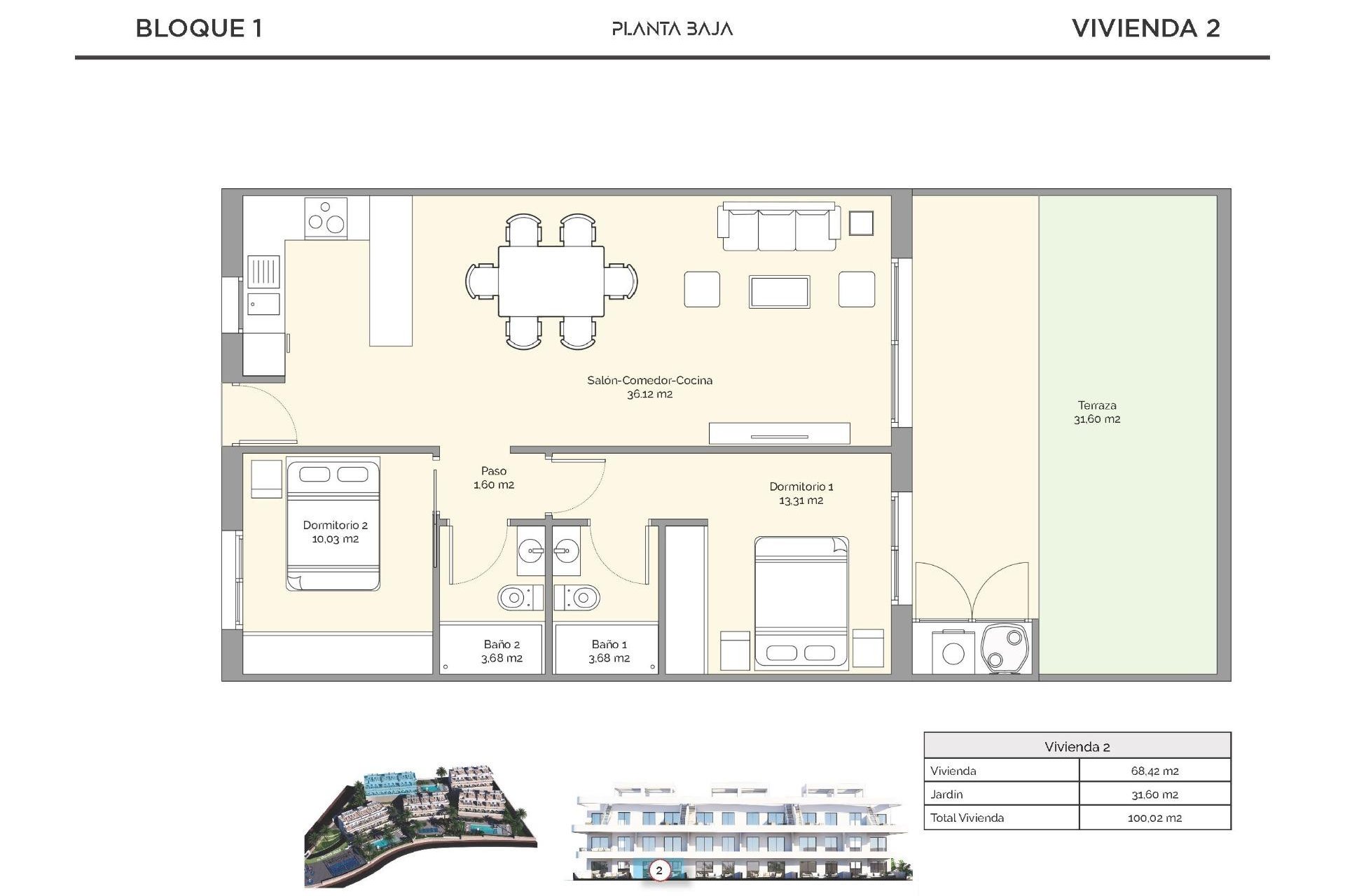 Obra nueva - Apartment - Finestrat - Puig Campana Golf