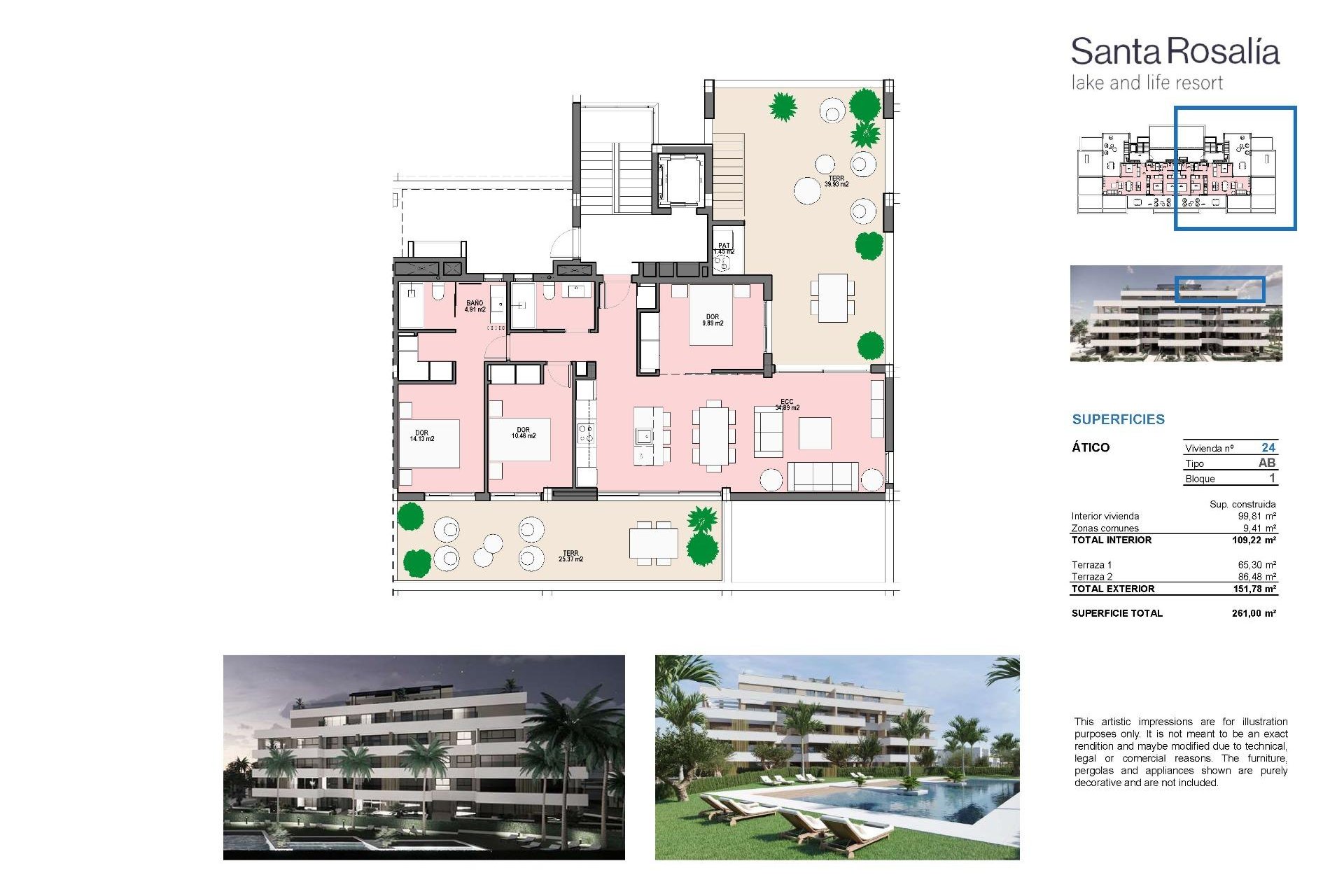 Obra nueva - Ático - Torre Pacheco - Santa Rosalia Lake And Life Resort