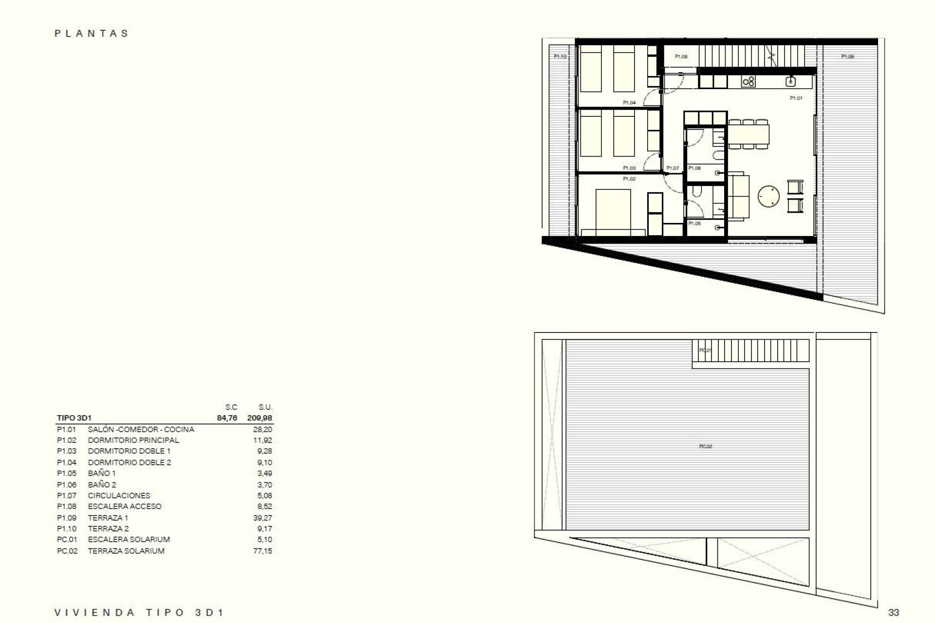 Obra nueva - Bungalow en la planta superior - Torrevieja - Los balcones