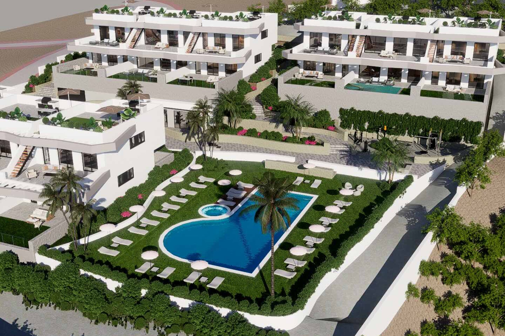 Obra nueva - bungalows - FINESTRAT