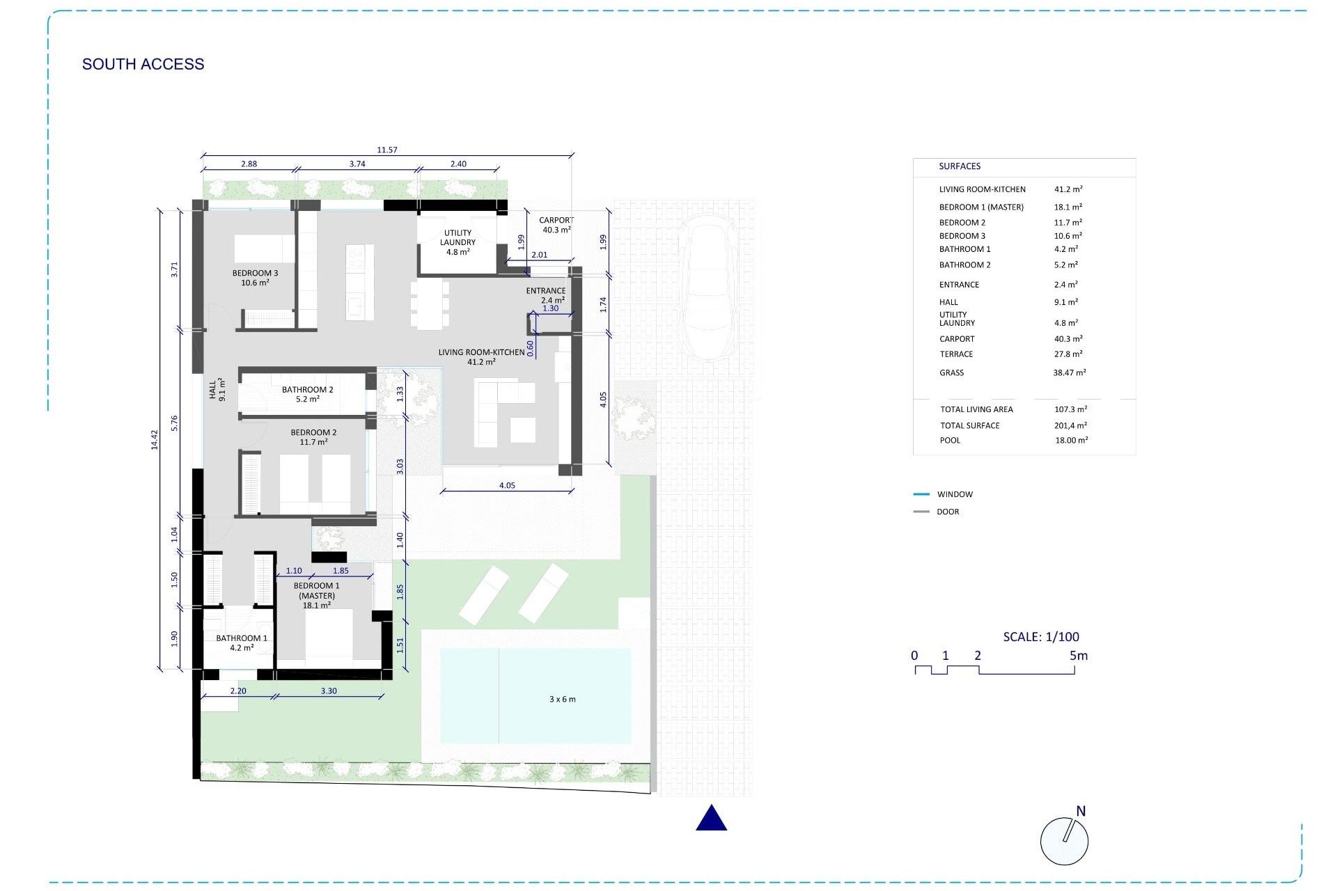 Obra nueva - Villa - Baños y Mendigo - Altaona Golf