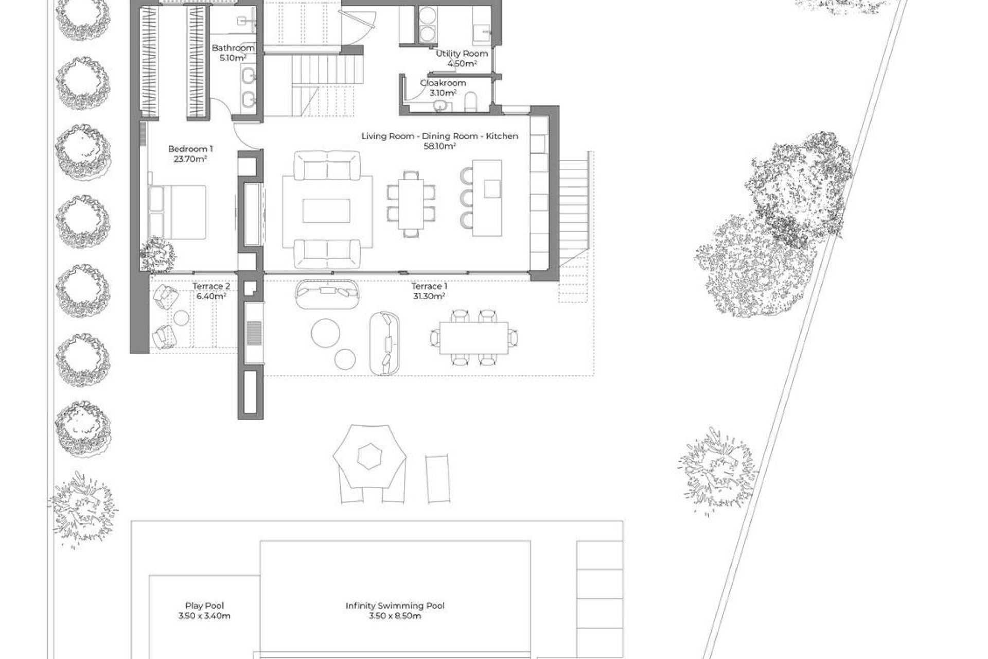 Obra nueva - Villa - Cuevas Del Almanzora - Desert Springs Golf Club