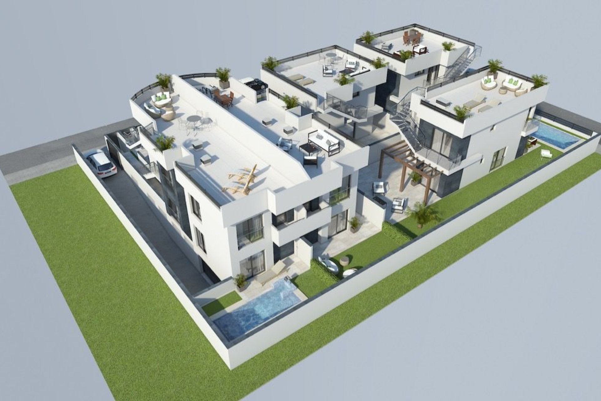 Obra nueva - Villa - Los Alcázares - Centro