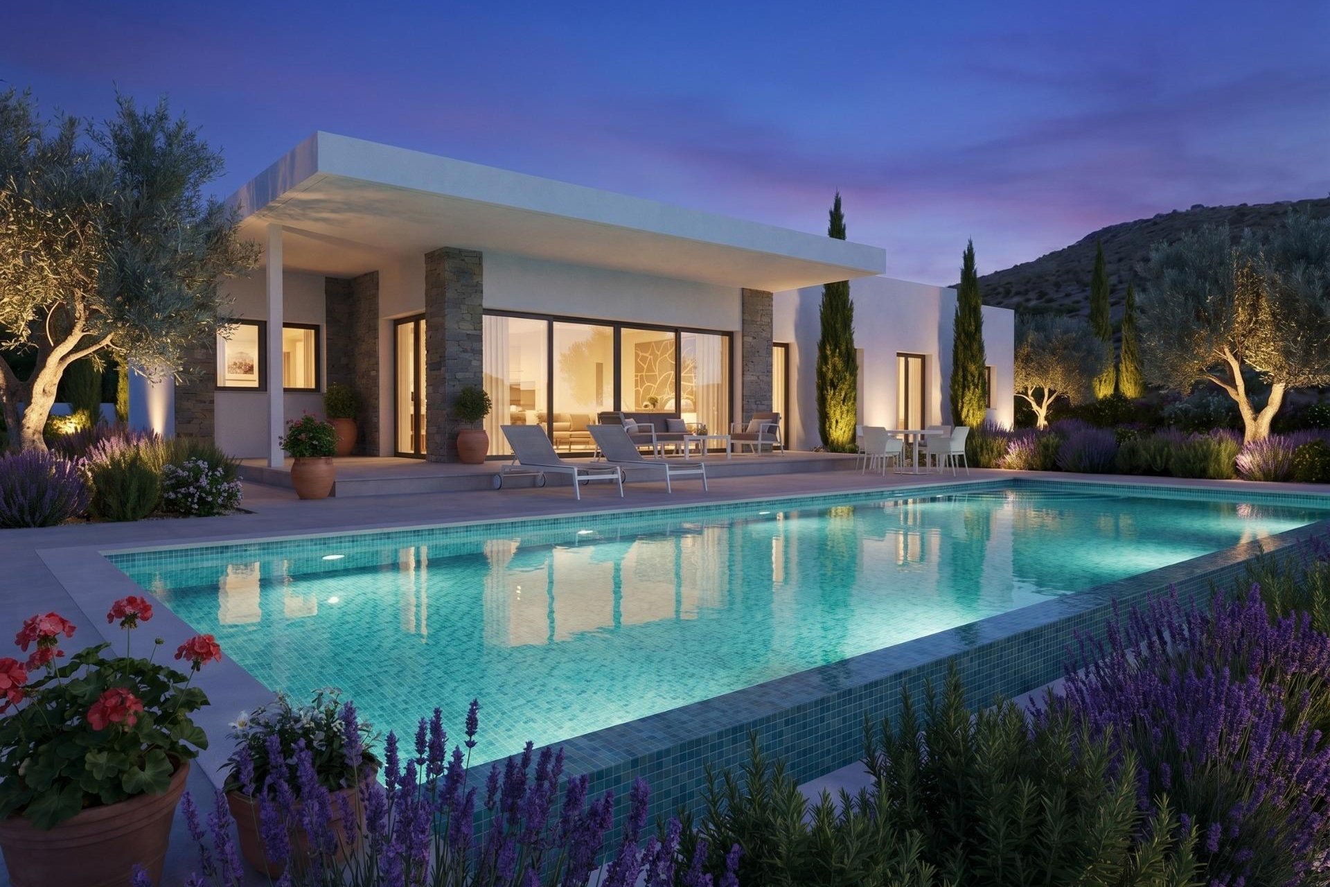 Obra nueva - Villa - Pinoso - Casas Pastor