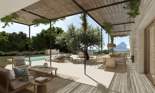 Villa - Obra nueva - Calpe - Partida Garduix