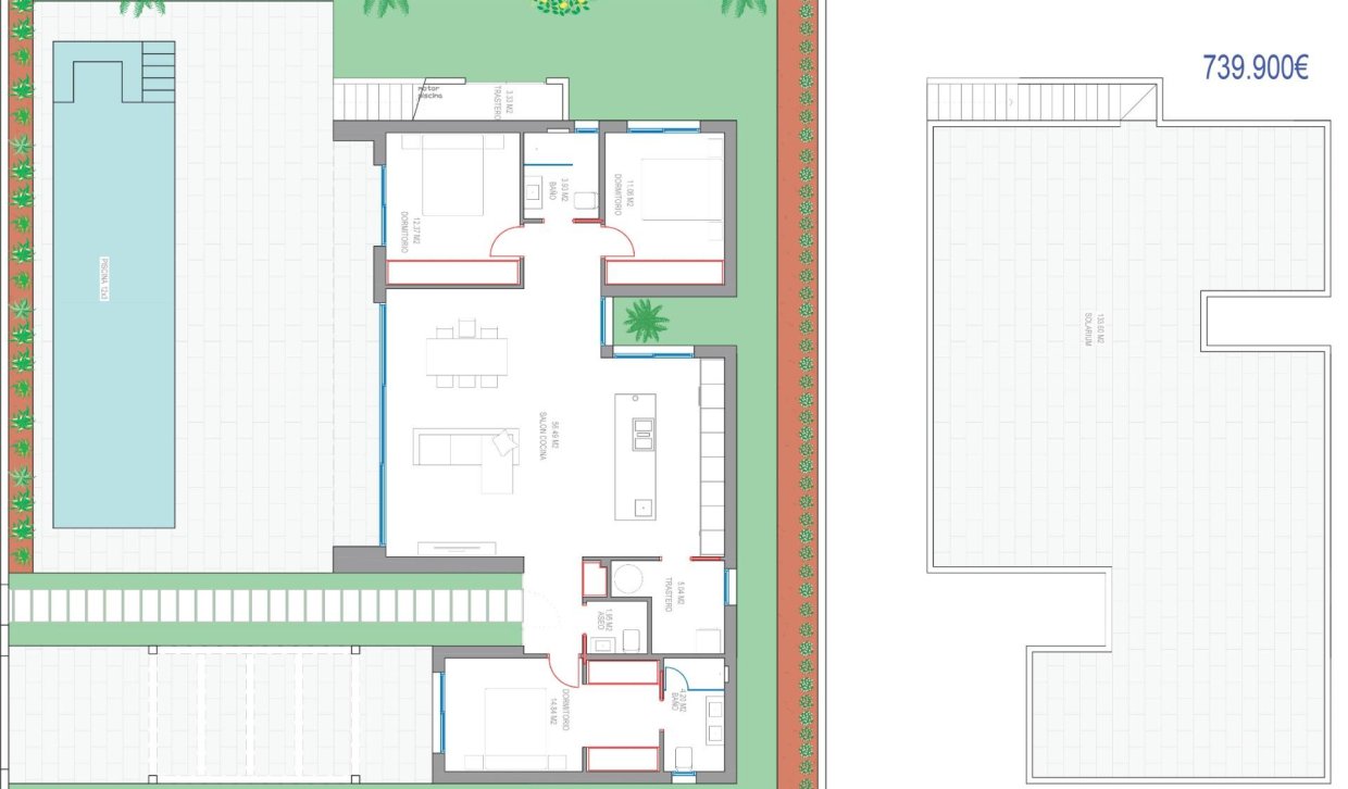 Obra nueva - Villa - Los Alcázares - Serena Golf