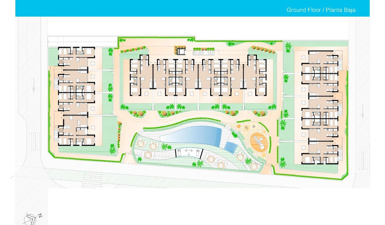 Obra nueva - Bungalow - Pilar de la Horadada - Polideportivo