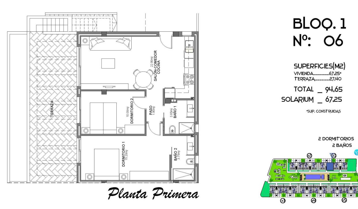 Obra nueva - Bungalow - Algorfa - La Finca Golf