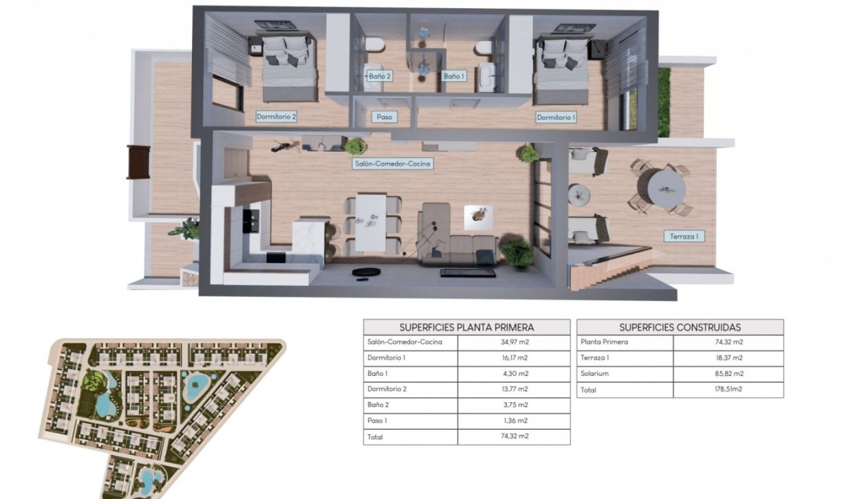 Obra nueva - Bungalow - Torrevieja - Los balcones