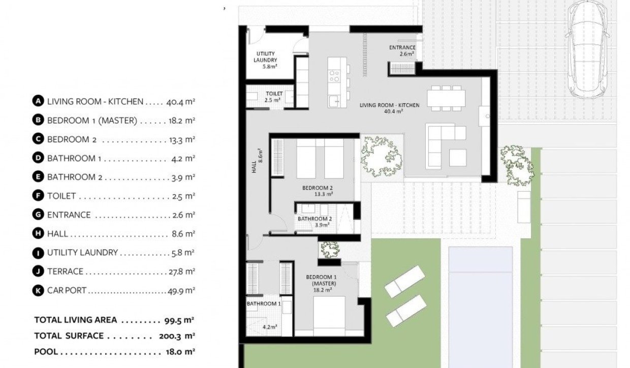 Obra nueva - Villa - Baños y Mendigo - Altaona Golf