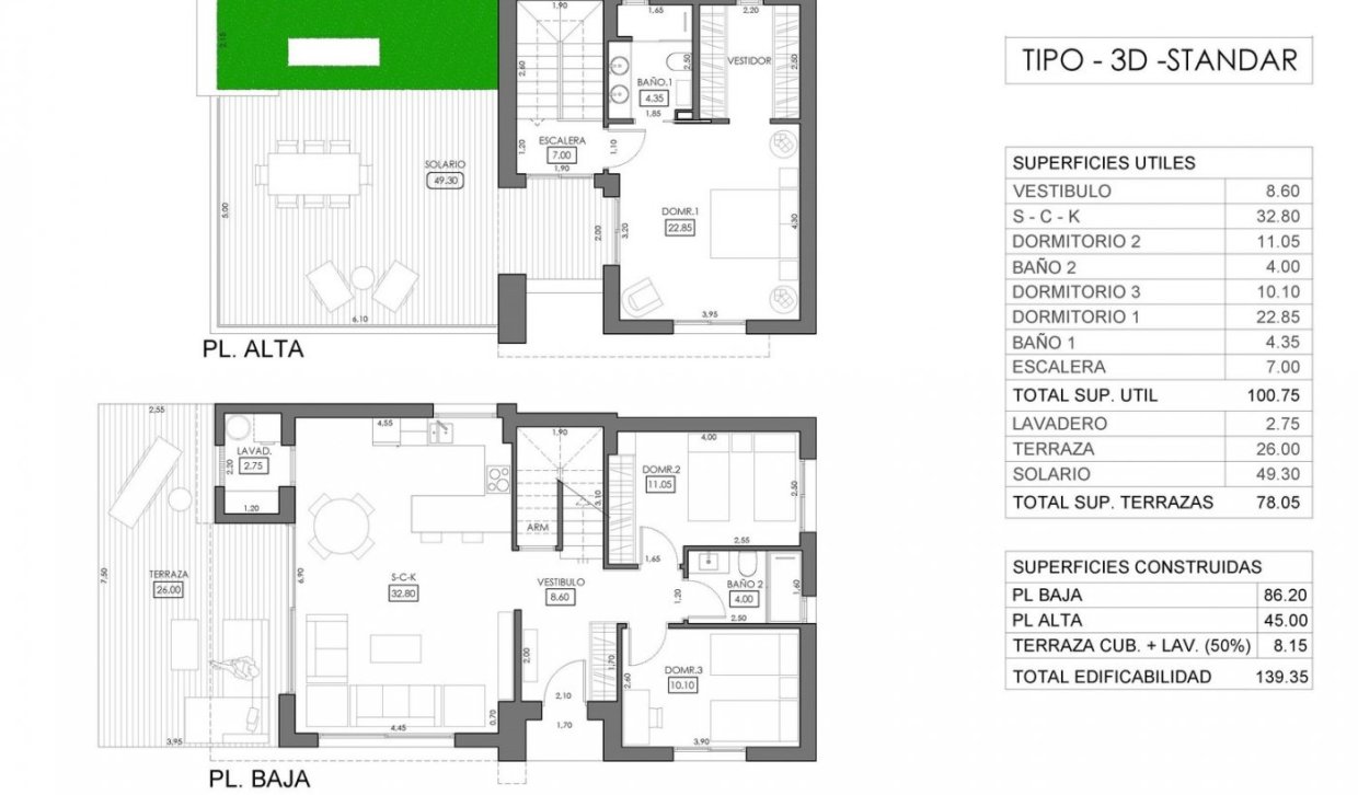 Obra nueva - Villa - Orihuela Costa - La Ciñuelica