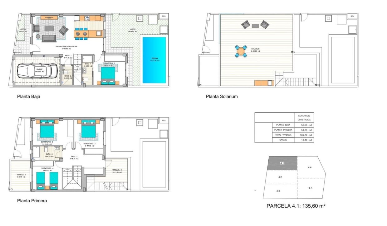 Obra nueva - Town House - Los Belones - pueblo