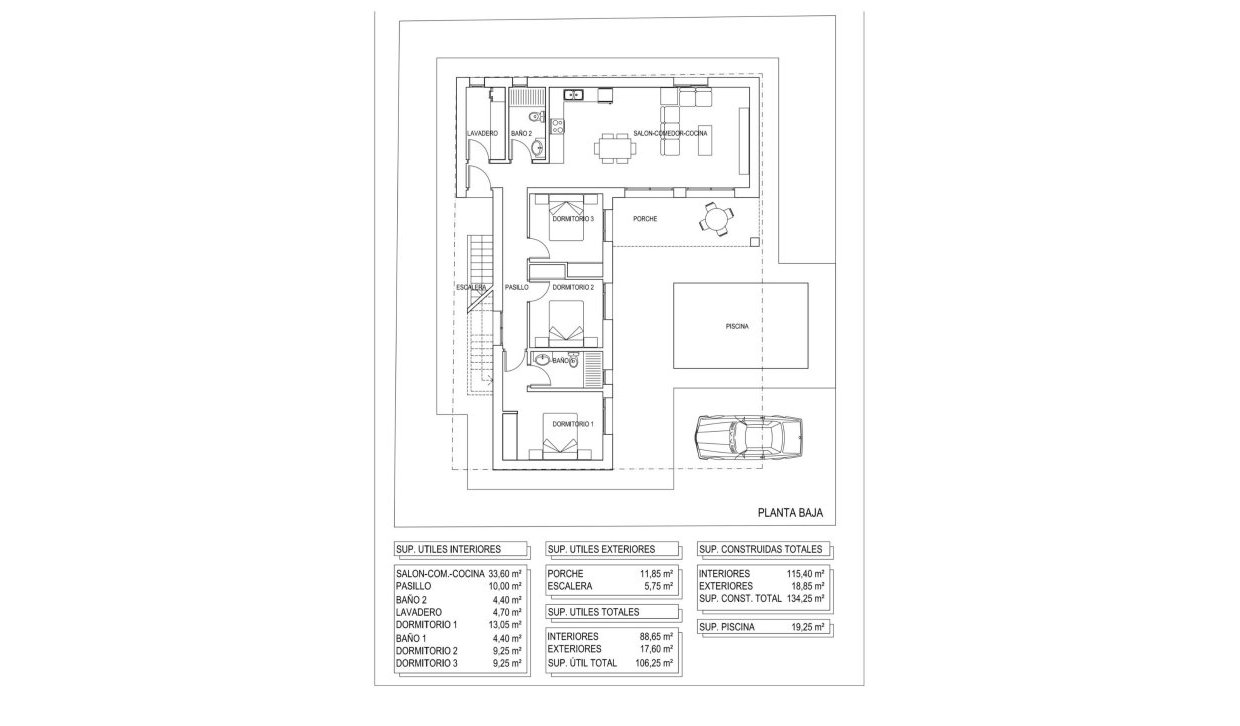 Obra nueva - Villa - Pinoso - Lel