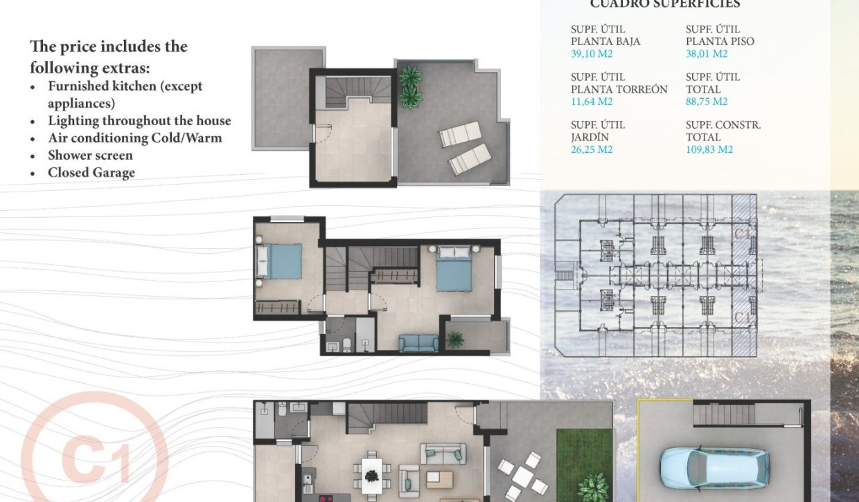 Obra nueva - Town House - La Manga del Mar Menor - La Manga