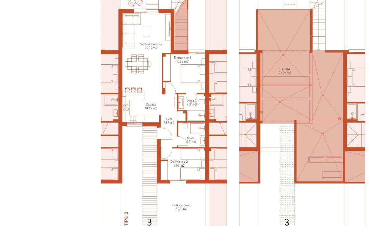 Obra nueva - Town House - Baños y Mendigo - Altaona Golf