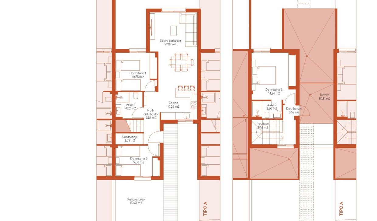 Obra nueva - Town House - Baños y Mendigo - Altaona Golf