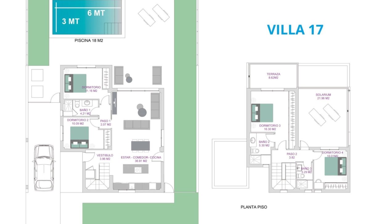 Obra nueva - Villa - San Javier - Roda Golf