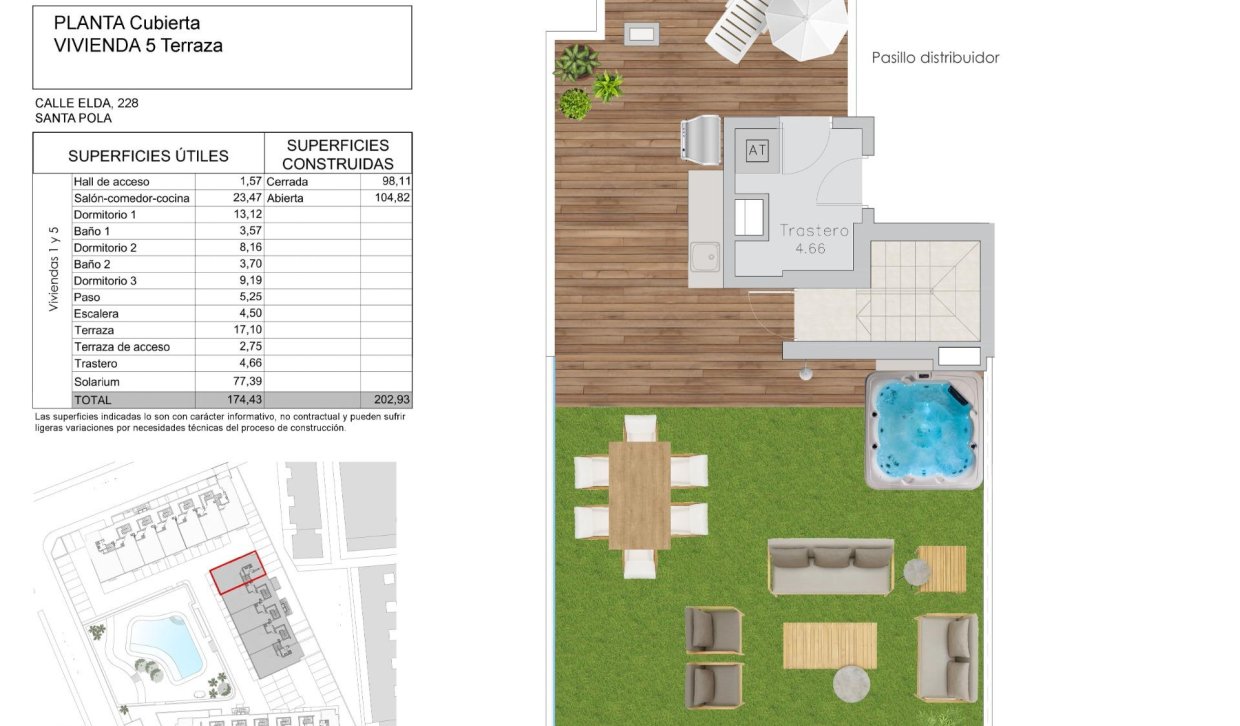 Obra nueva - Ático - Santa Pola - Playa Tamarit