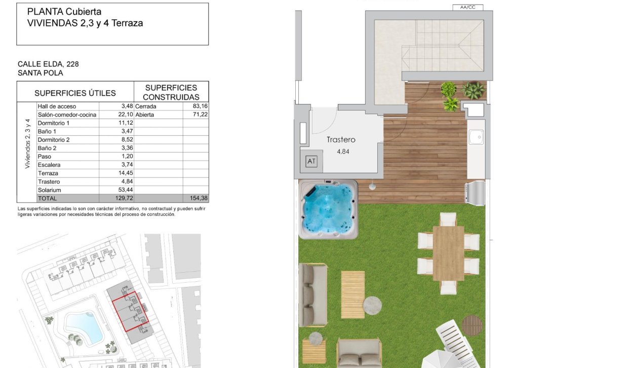 Obra nueva - Ático - Santa Pola - Playa Tamarit