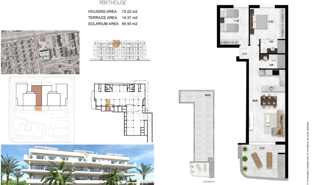 Obra nueva - Ático - Orihuela Costa - Lomas de Cabo Roig