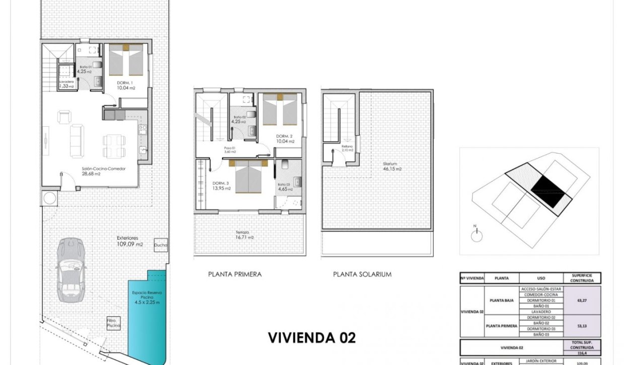 Obra nueva - Villa - Pilar de la Horadada - pueblo