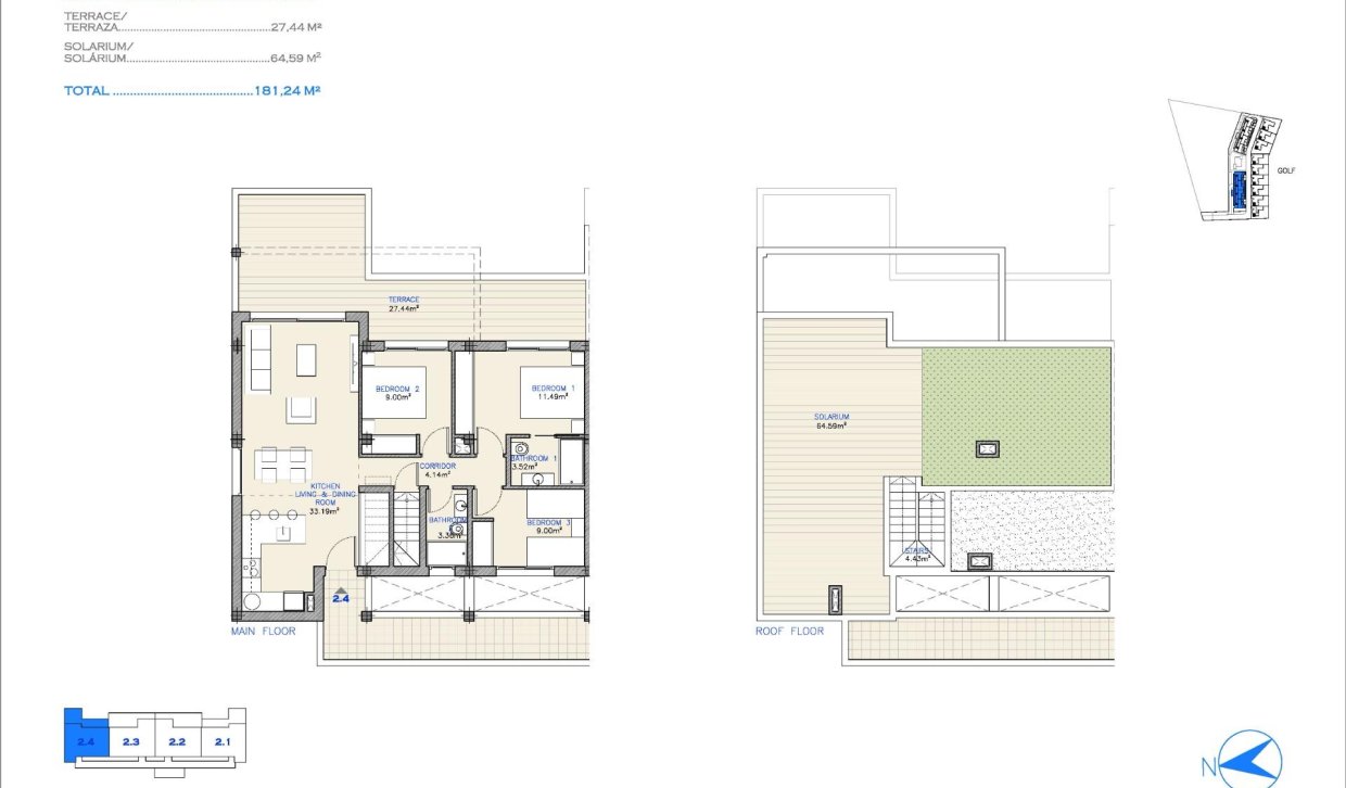 New Build - Penthouse - Los Alcázares - Serena Golf