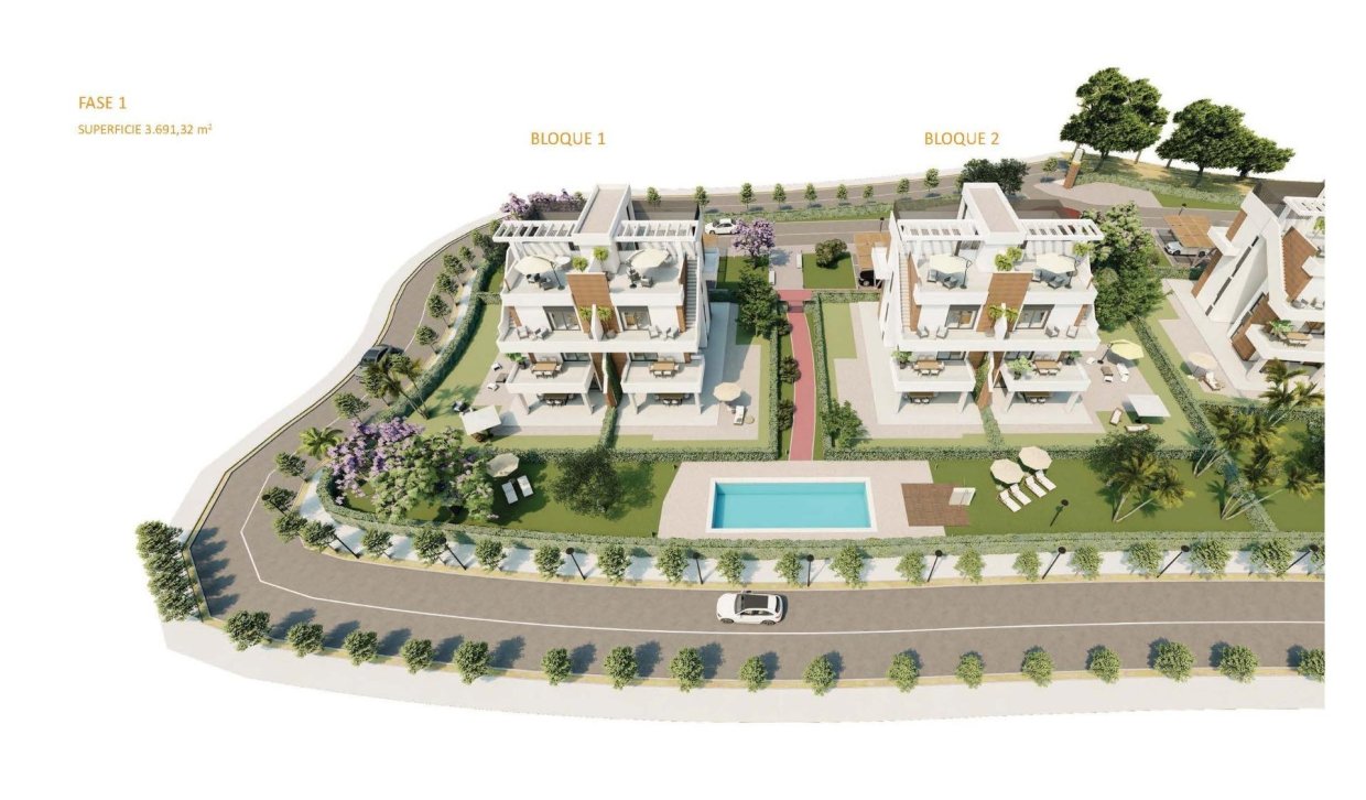 Nieuwbouw Woningen - Appartement / flat - Fuente Álamo - Hacienda del Alamo