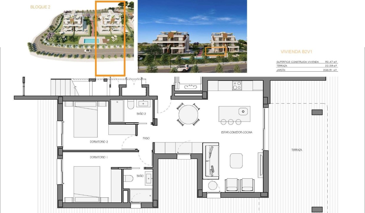 Nieuwbouw Woningen - Appartement / flat - Fuente Álamo - Hacienda del Alamo
