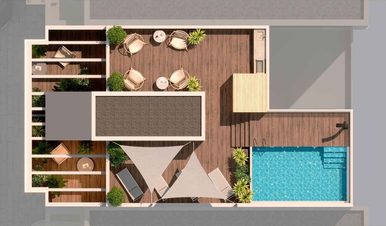 Nieuwbouw Woningen - Penthouse - Torrevieja - Playa del Acequión