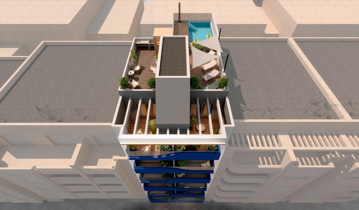 Nieuwbouw Woningen - Penthouse - Torrevieja - Playa del Acequión