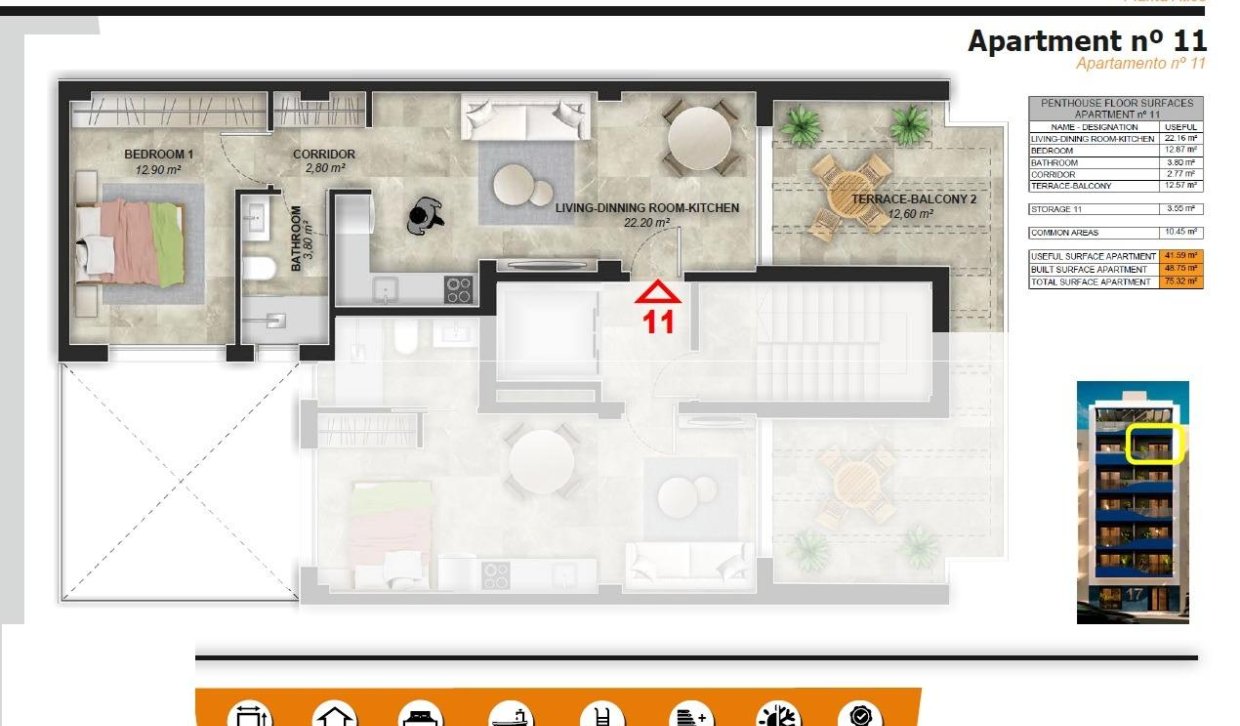 Nieuwbouw Woningen - Penthouse - Torrevieja - Playa del Acequión