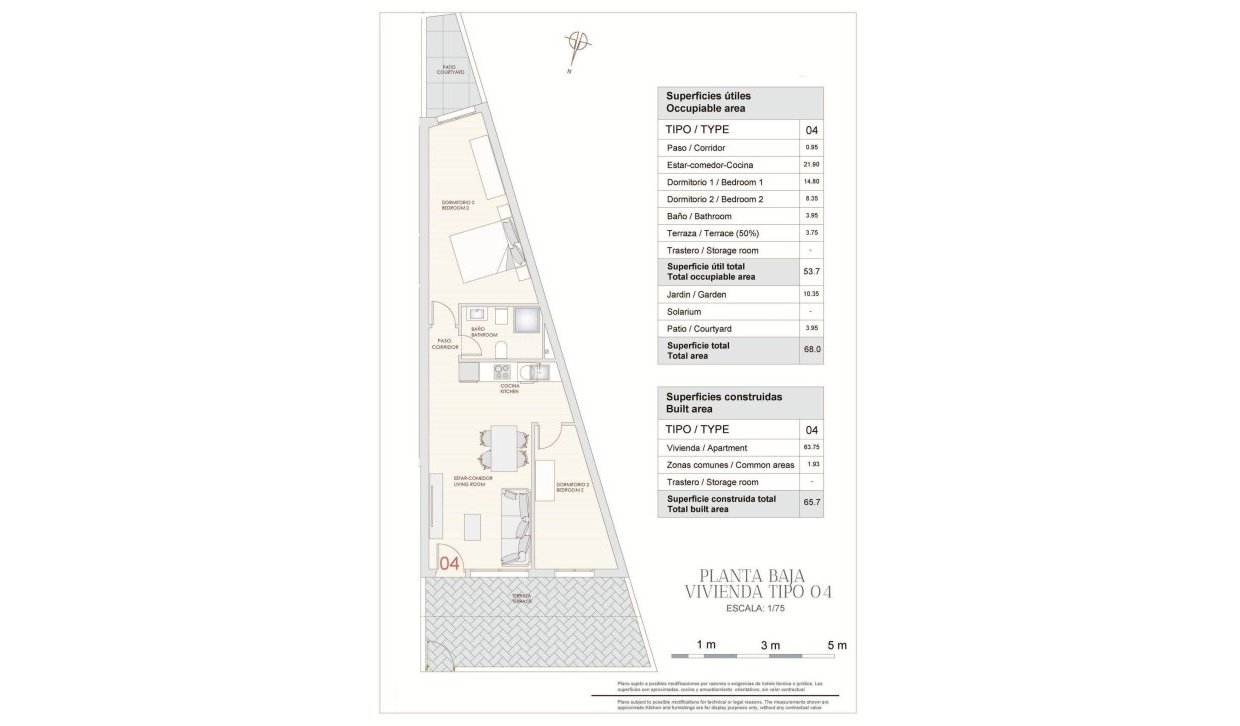 Nieuwbouw Woningen - Bungalow - Hondón de las Nieves - La Canalosa