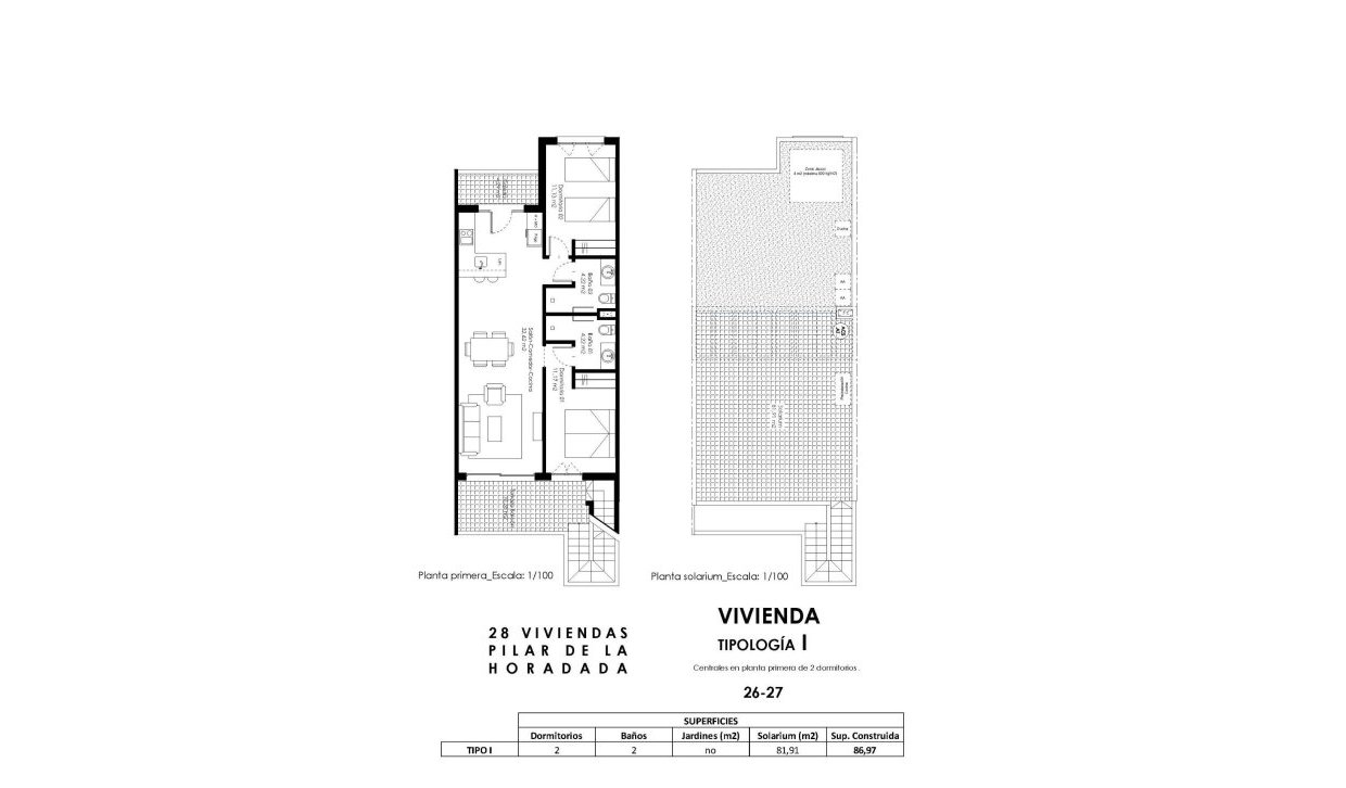 Nieuwbouw Woningen - Bungalow - Pilar de la Horadada - pueblo