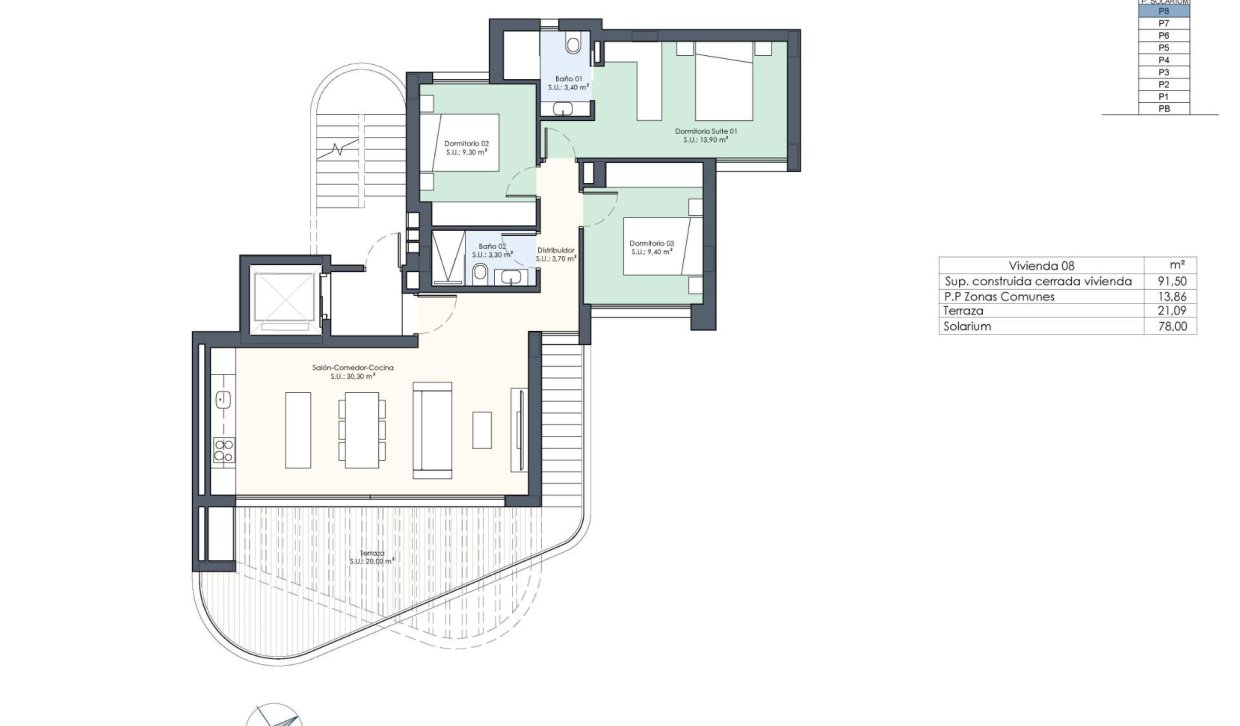 Nieuwbouw Woningen - Penthouse - Guardamar del Segura - Avenida del puerto