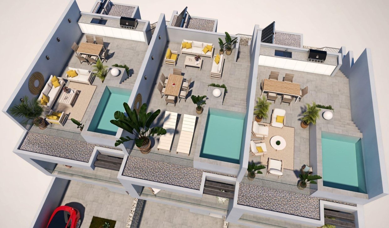 Nieuwbouw Woningen - Herenhuis - Pilar de la Horadada - La Torre de la Horadada