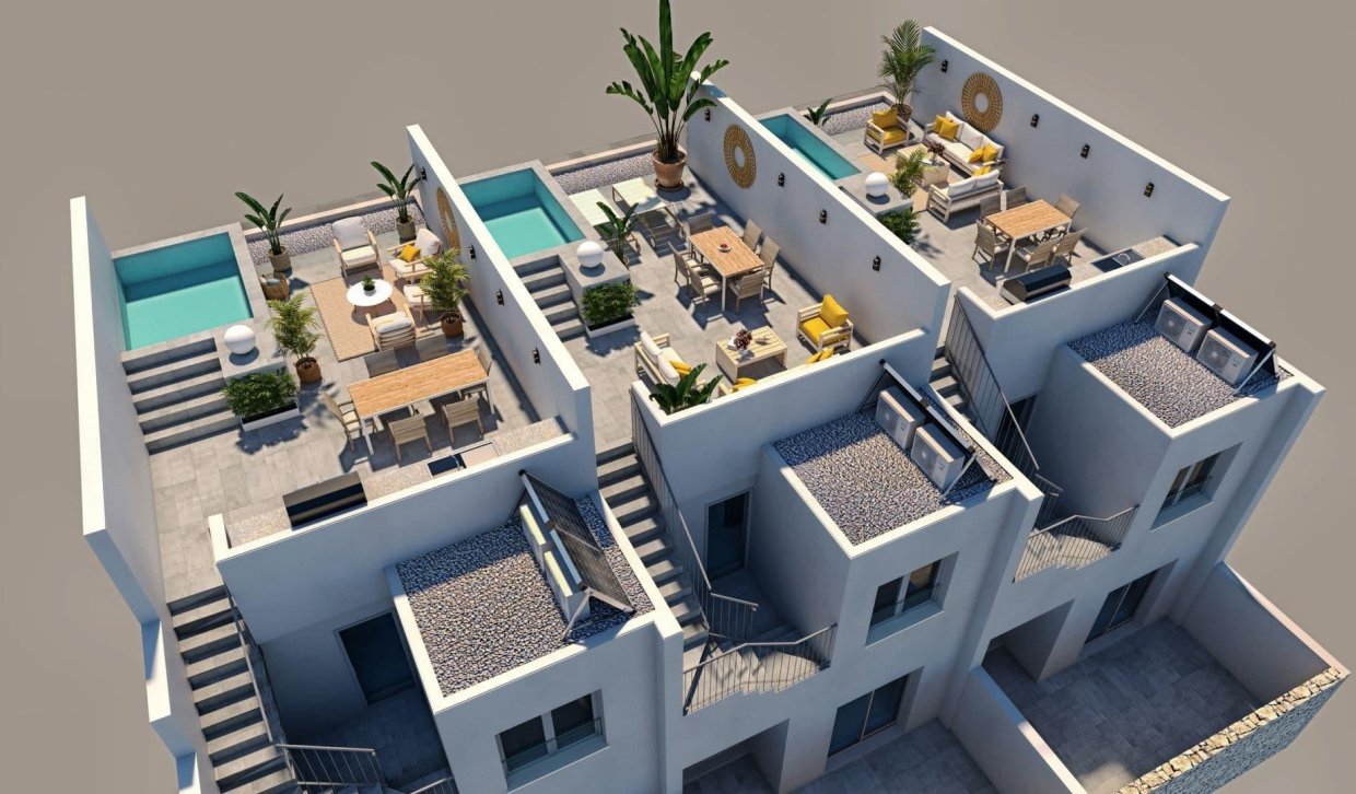 Nieuwbouw Woningen - Herenhuis - Pilar de la Horadada - La Torre de la Horadada