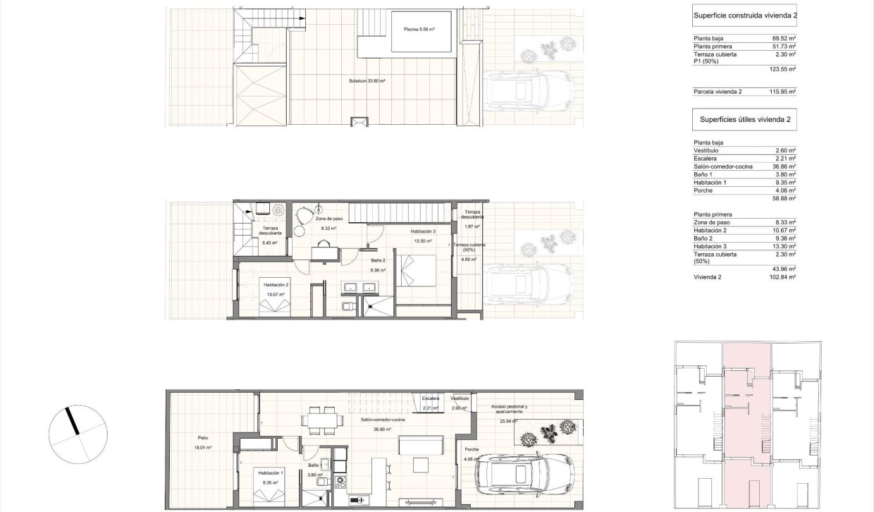 Nieuwbouw Woningen - Herenhuis - Pilar de la Horadada - La Torre de la Horadada
