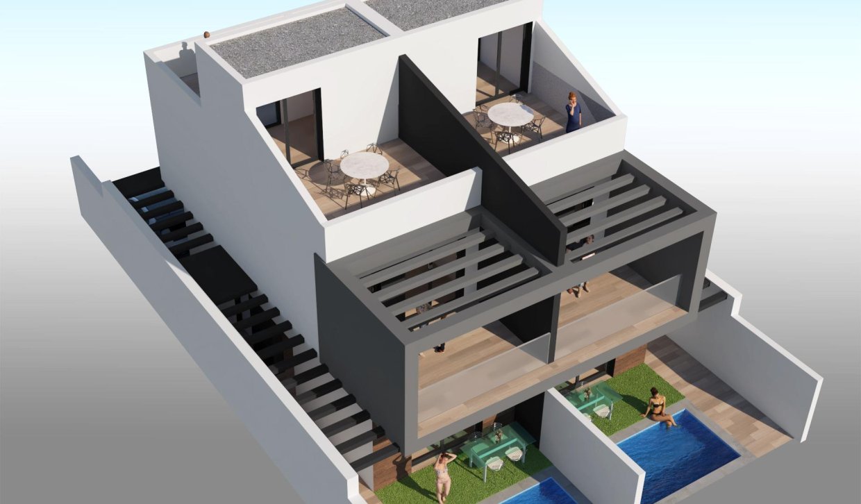 Nieuwbouw Woningen - Villa - San Javier - Santiago De La Ribera