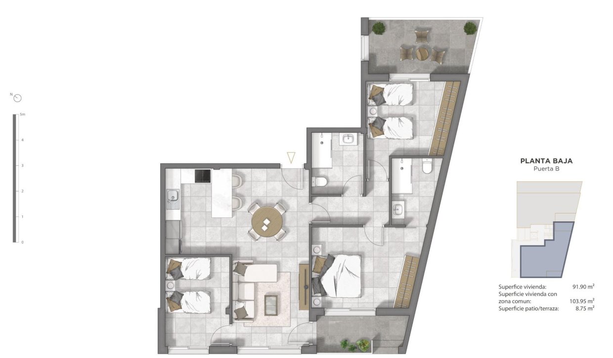 Obra nueva - Apartamento / piso - Guardamar del Segura - Pueblo