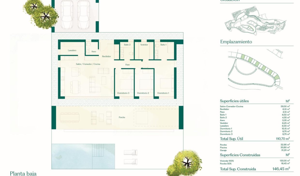 Obra nueva - Villa - Fuente Álamo - Hacienda del Alamo