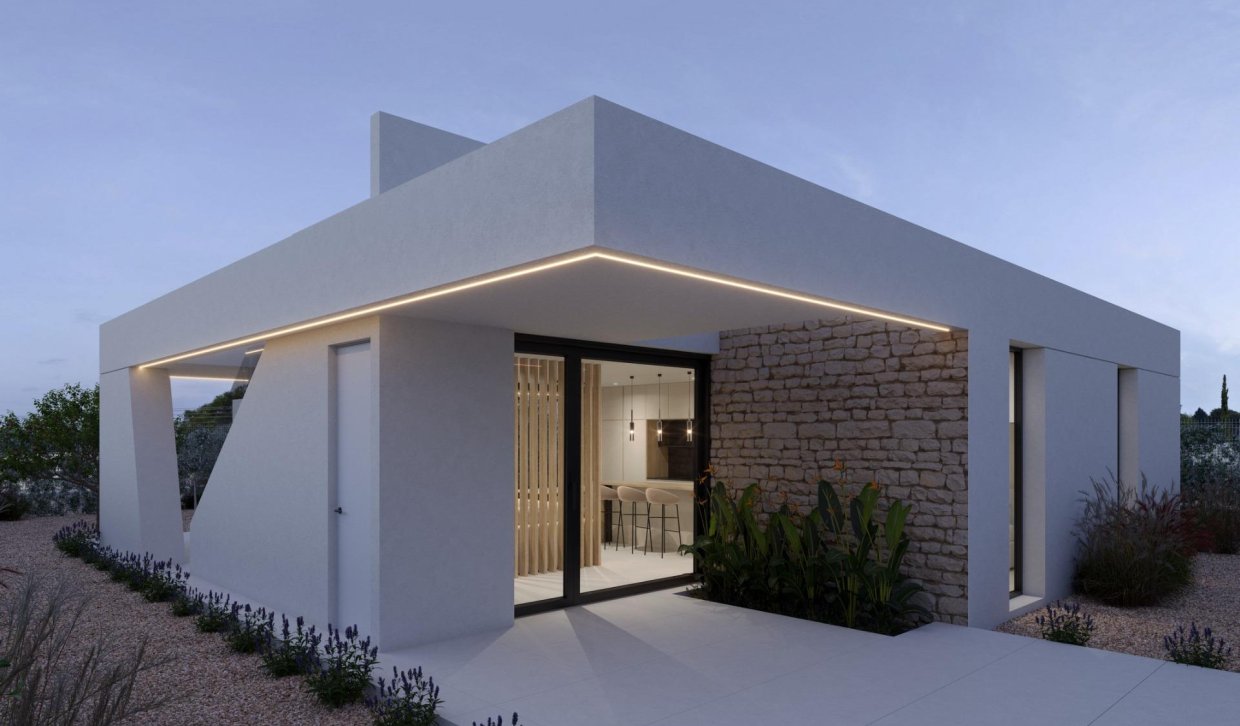 Obra nueva - Villa - Fuente Álamo - Hacienda del Alamo