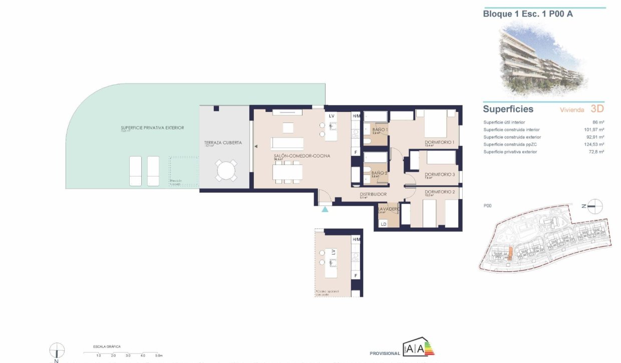 Obra nueva - Ground floor apartment - Denia - Playa de La Almadraba