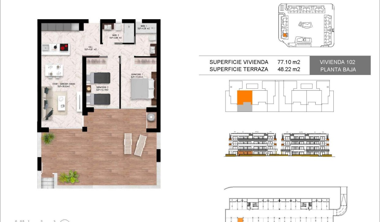 Nieuwbouw Woningen - Begane grond appartement - Torrevieja - La Siesta