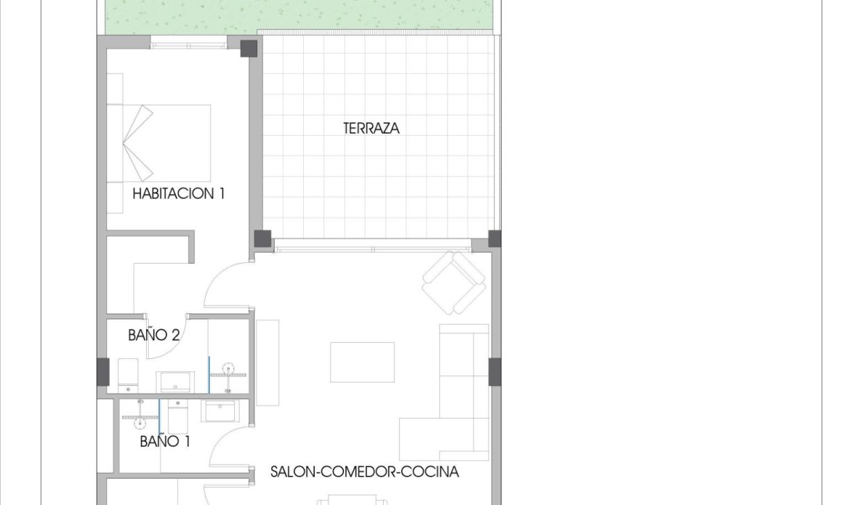 Obra nueva - Planta baja - Villajoyosa - Cala de Finestrat