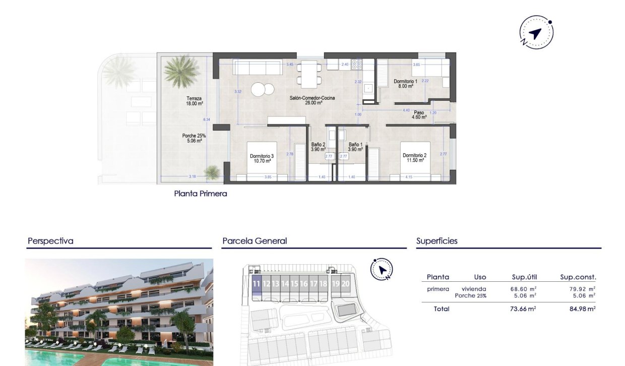 Nouvelle construction - Appartement - San Javier - Santiago De La Ribera