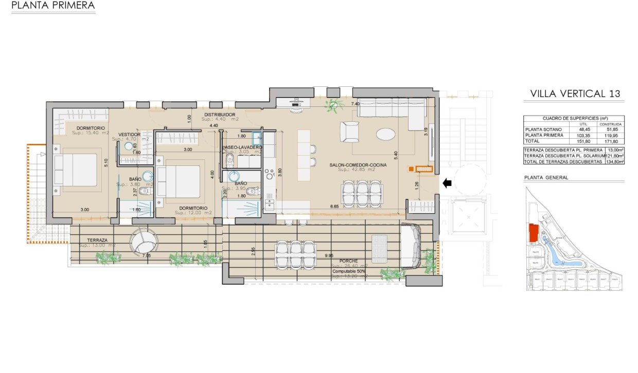 Nouvelle construction - Bungalow au dernier étage - San Juan de los Terreros - Mar De Pulpí