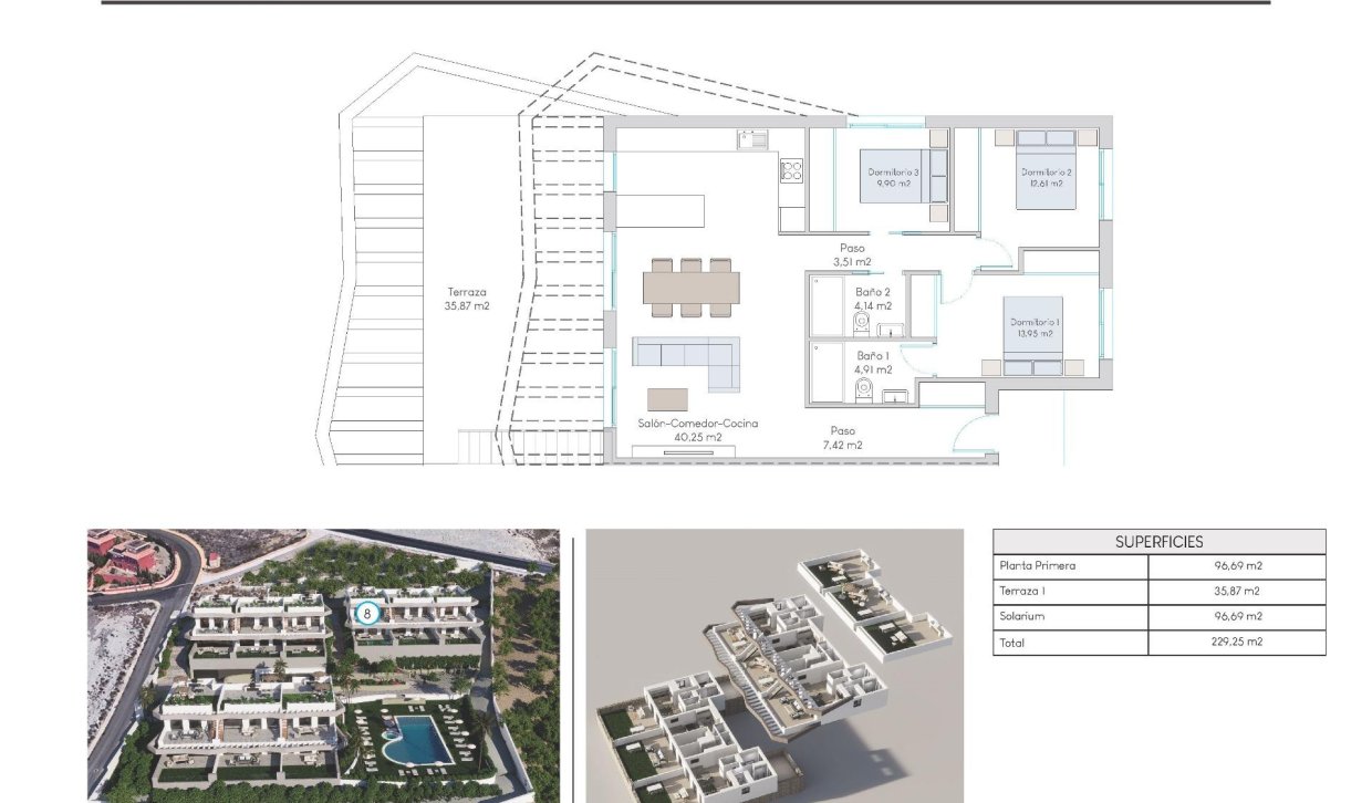 Nouvelle construction - Bungalow au dernier étage - Finestrat - Balcón De Finestrat